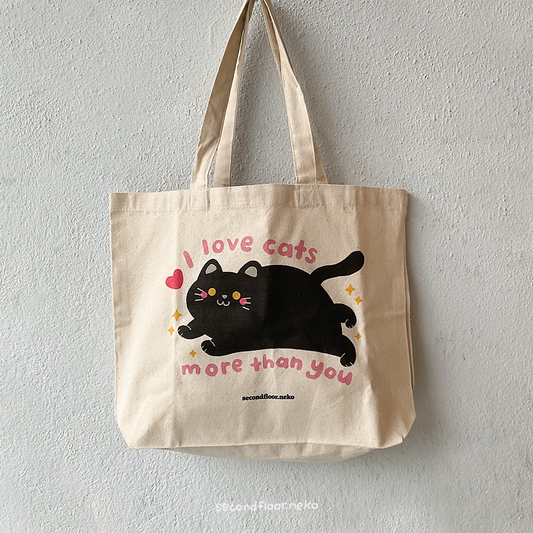 I love cats totebag