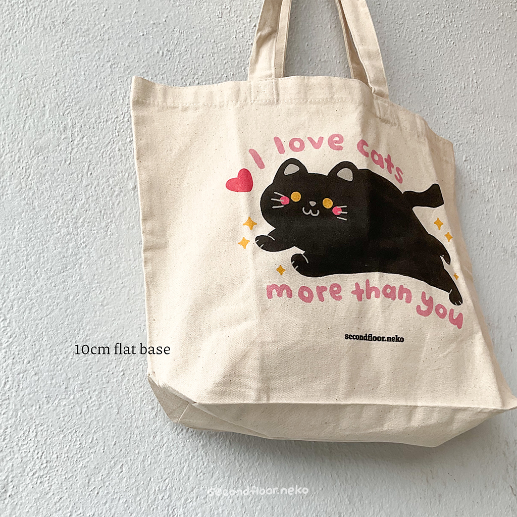 I love cats totebag
