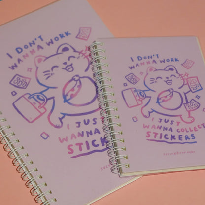 Reusable sticker book pink