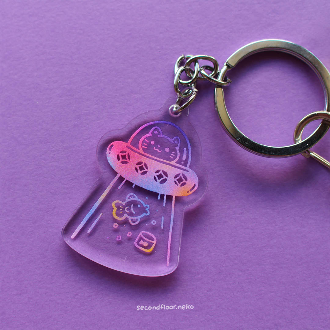 Space cats wristlet