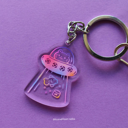 Space cats wristlet